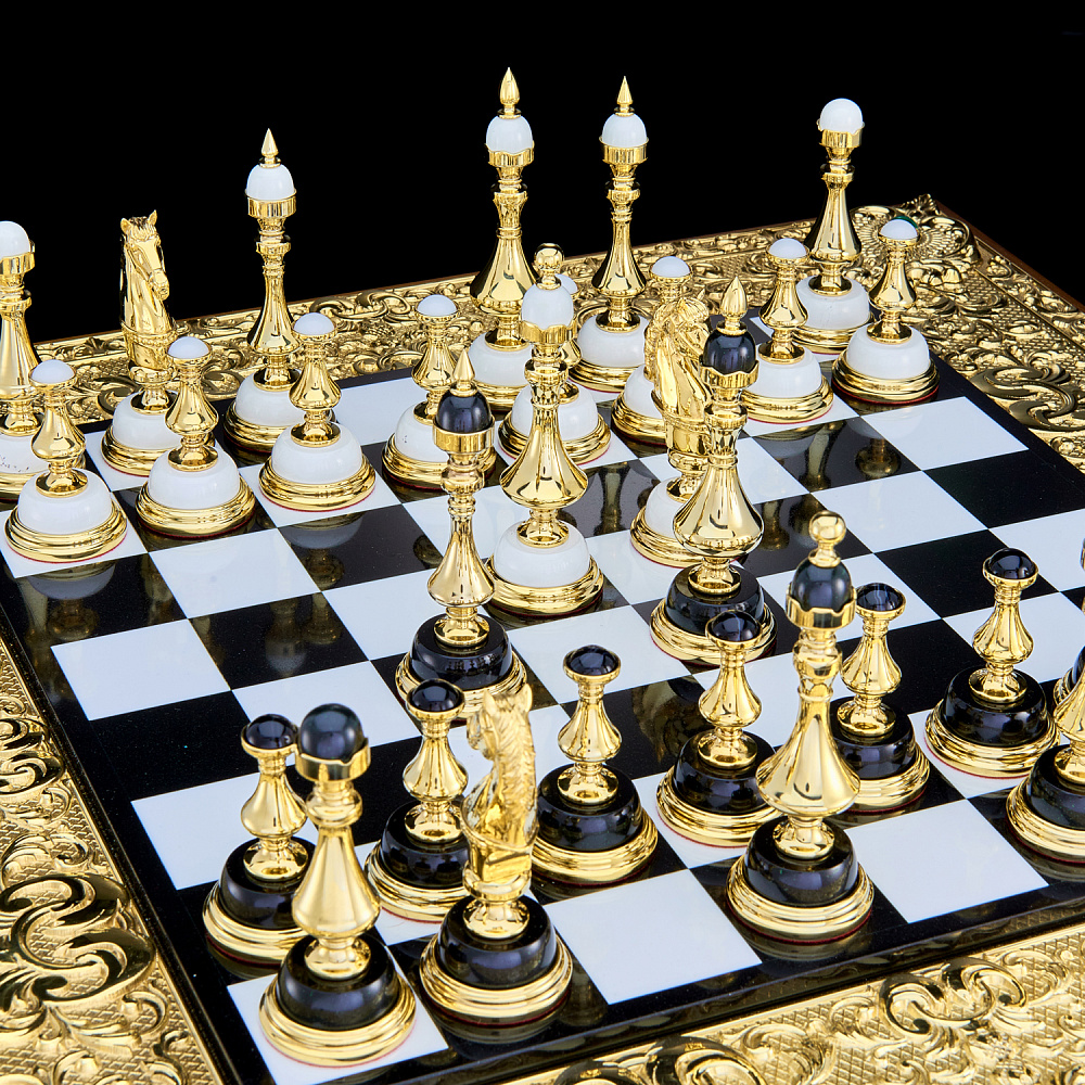 Шахматы из натурального камня «Баталия» Златоуст - интернет магазин Русь Велика я фото 9