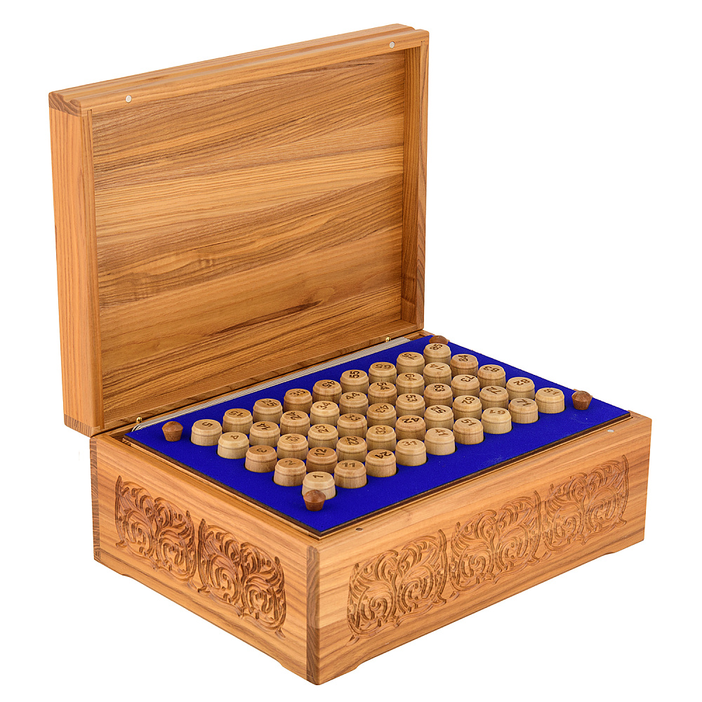 Русское лото в резной шкатулке из ясеня «Запорожцы пишут письмо турецкому султану» - интернет магазин Русь Велика я фото 5