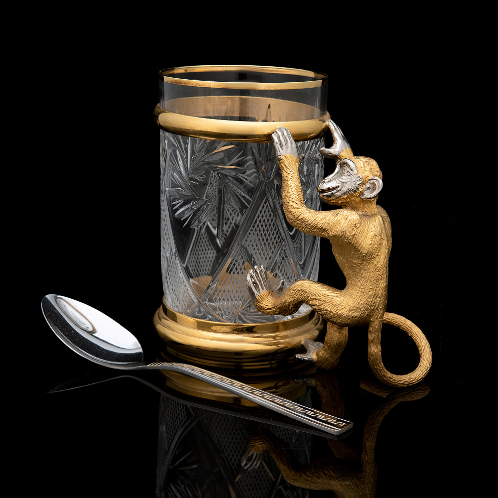 Подстаканник «Обезьяна». Златоуст - интернет магазин Русь Велика я фото 2