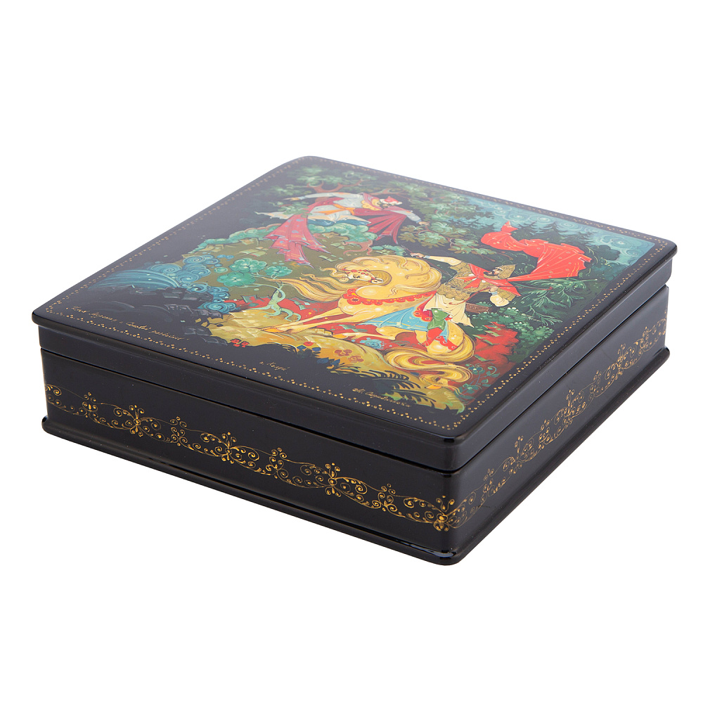 Шкатулка с художественной росписью «Илья Муромец» - интернет магазин Русь Велика я фото 1