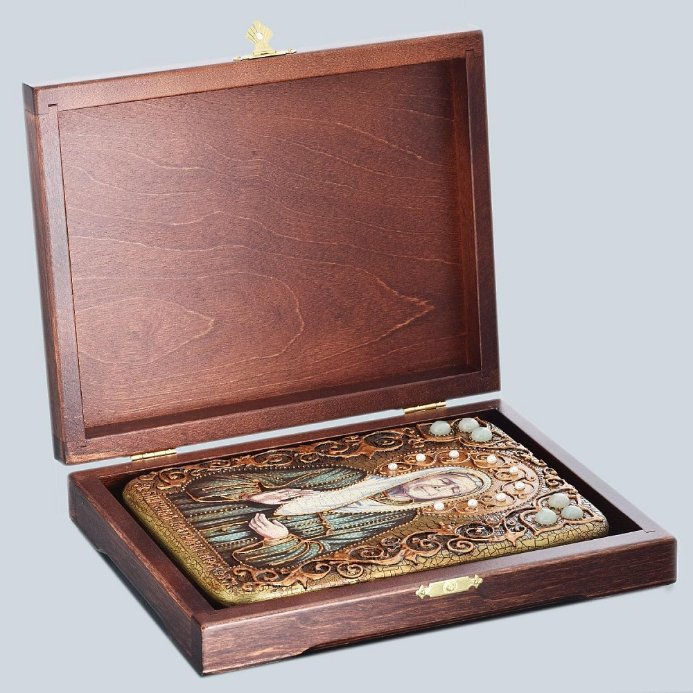 Икона подарочная «Блаженная Матрона Московская» 15 х 20 см - интернет магазин Русь Велика я фото 4