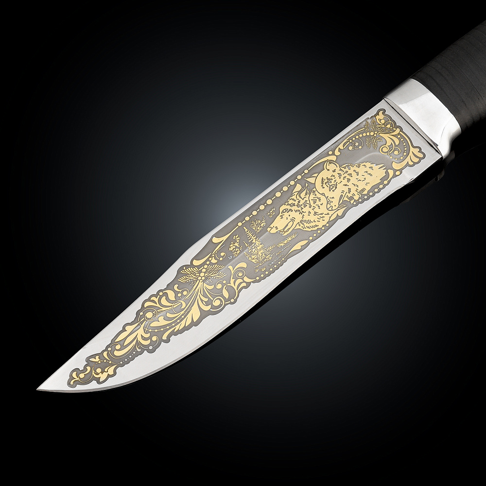 Нож сувенирный «Таежный. Волки». Златоуст - интернет магазин Русь Велика я фото 4