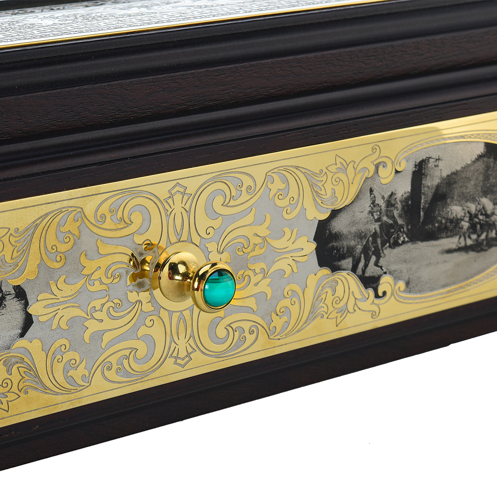 Шахматный ларец «Баталия» 53х53 см. Златоуст - интернет магазин Русь Велика я фото 17