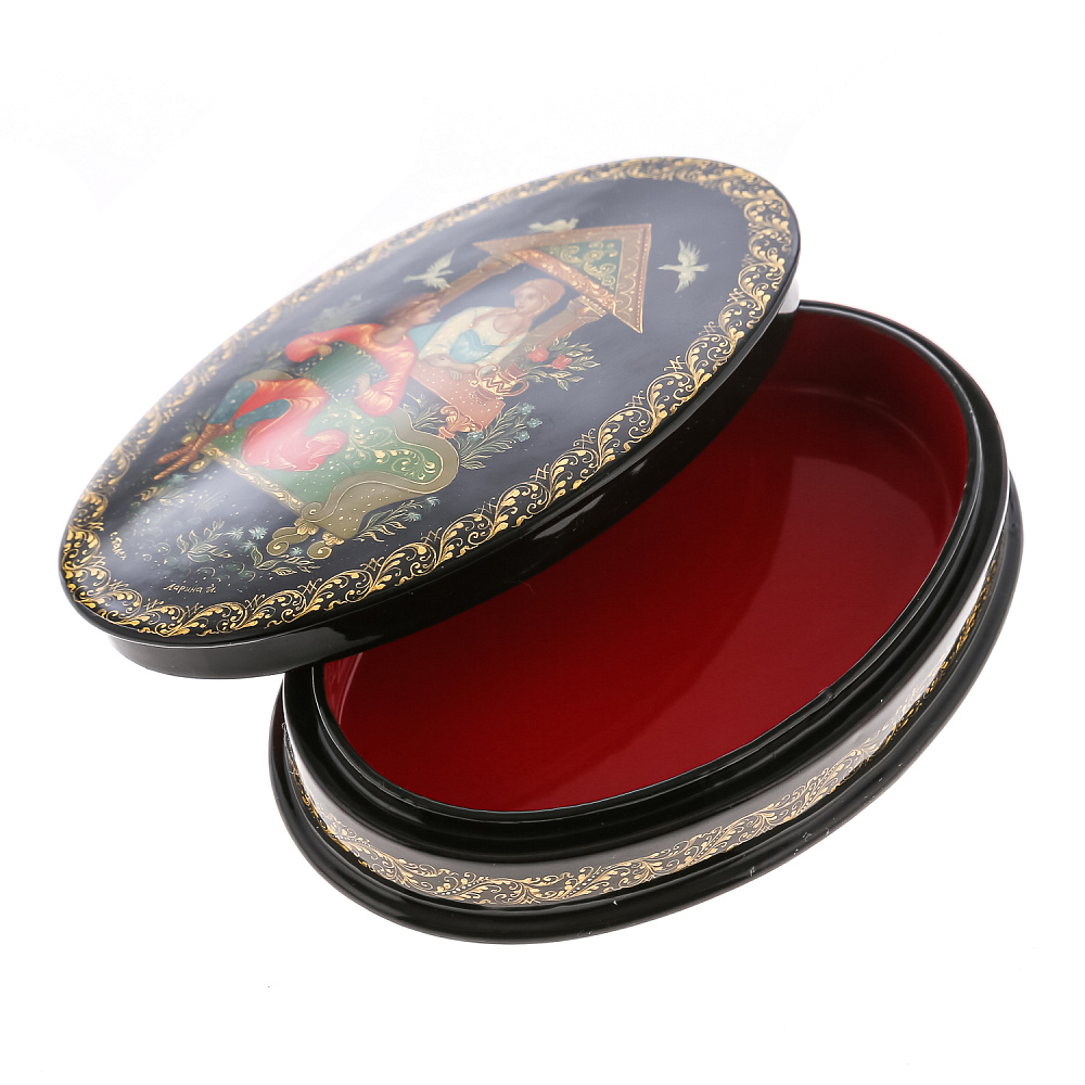 Шкатулка с художественной росписью «У окна» - интернет магазин Русь Велика я фото 2