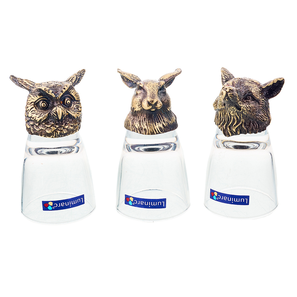 Набор стопок-перевертышей «Лиса, Сова, Заяц» - интернет магазин Русь Велика я 