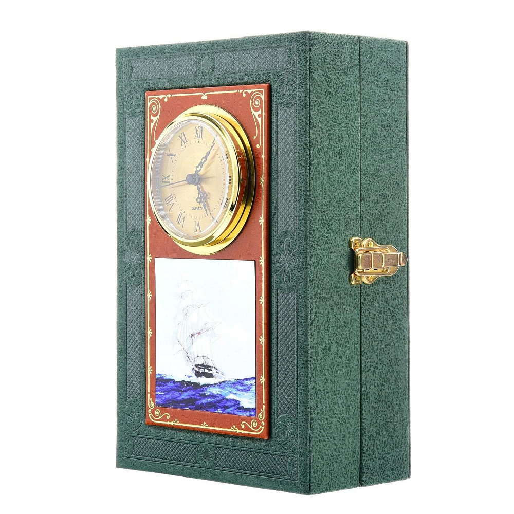 Ключница с часами «Классика. Корабль» - интернет магазин Русь Велика я фото 2