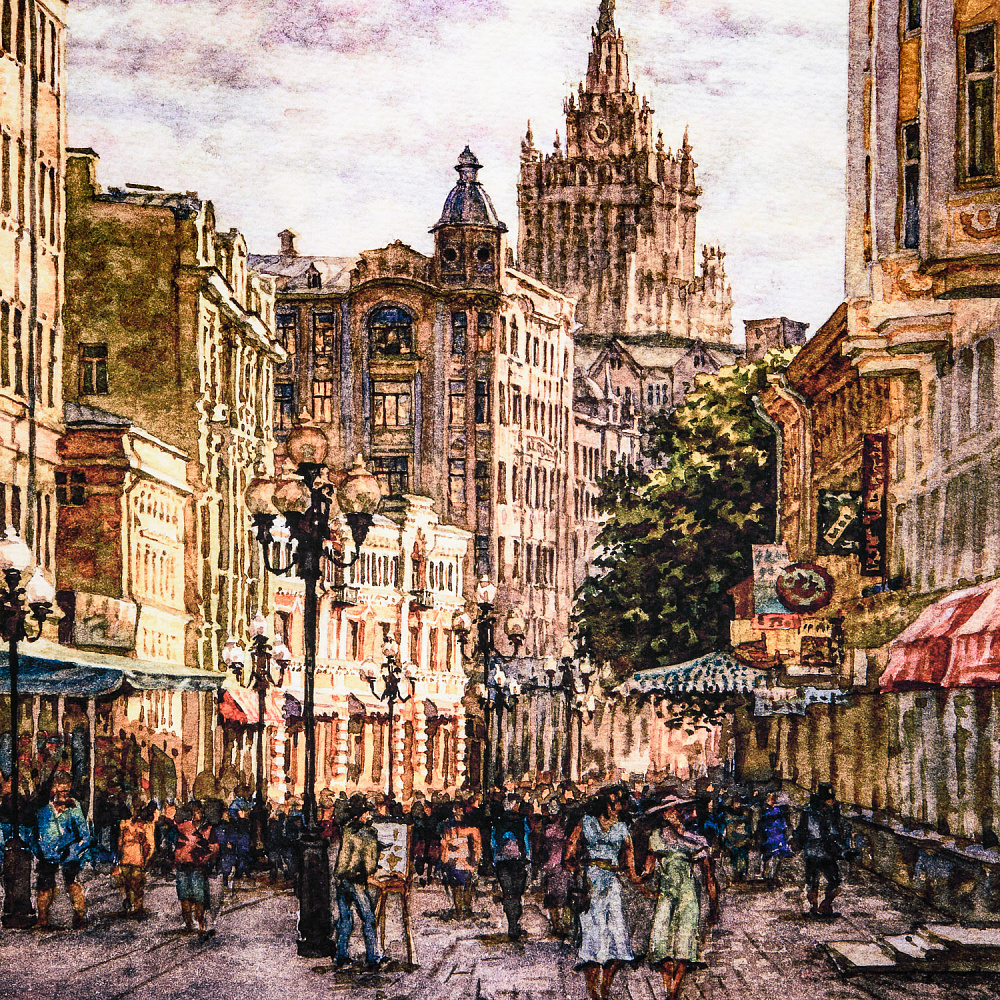 Картины на арбате в москве