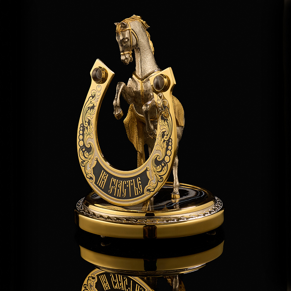 Лошадь Символ 2026 года. Подкова «На счастье». Златоуст - интернет магазин Русь Велика я фото 1