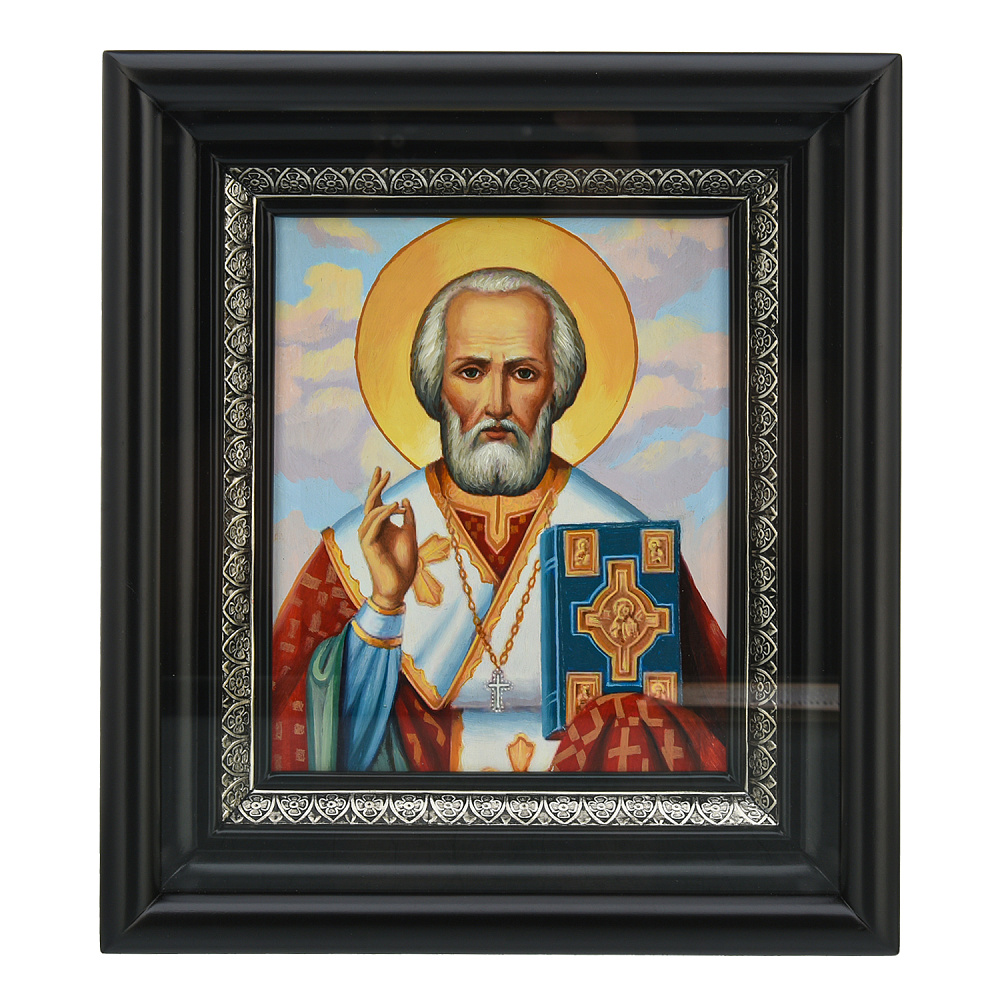 Икона «Николай Чудотворец» 29х26 см - интернет магазин Русь Велика я 