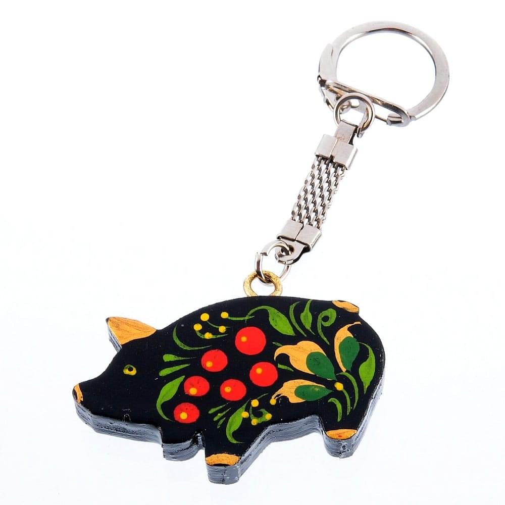 Брелок со статуэткой в ассортименте. Хохлома - интернет магазин Русь Велика я фото 8