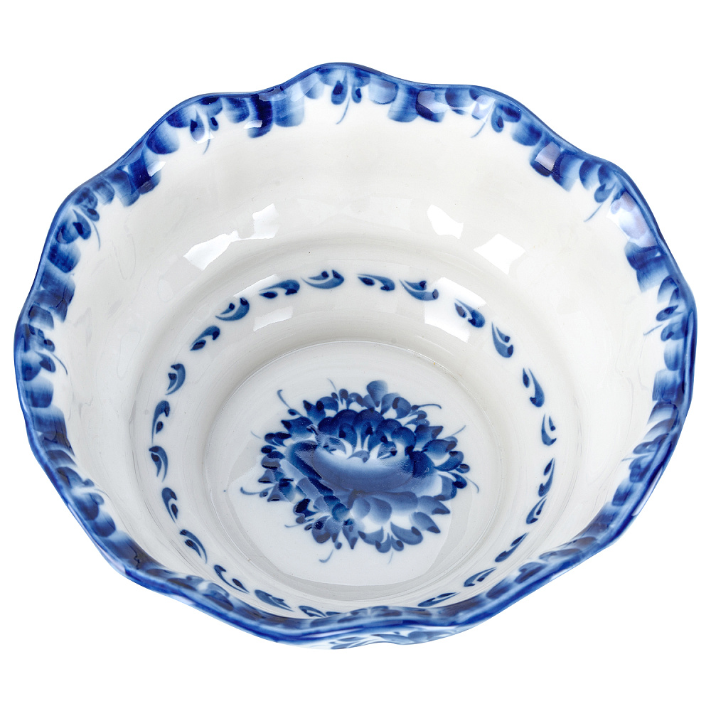 Салатник «Семья». Гжель - интернет магазин Русь Велика я фото 1