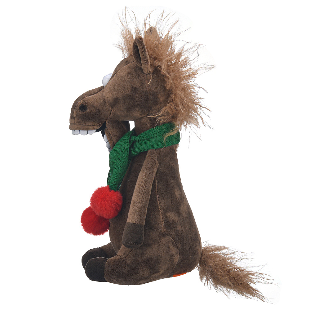 Лошадь Символ 2026 года. Мягкая игрушка «Жеребец с бубенчиками» - интернет магазин Русь Велика я фото 2