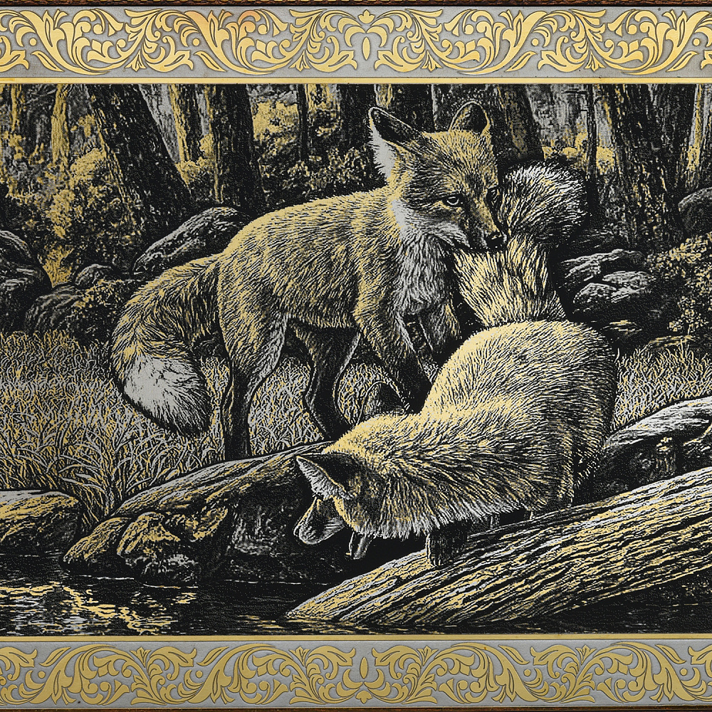 Панно-гравюра «Лиса». Гравюра Златоуст 35х26 см - интернет магазин Русь Велика я фото 2