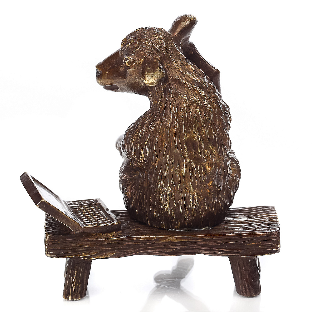 Бронзовая статуэтка «Деловой разговор» - интернет магазин Русь Велика я фото 3