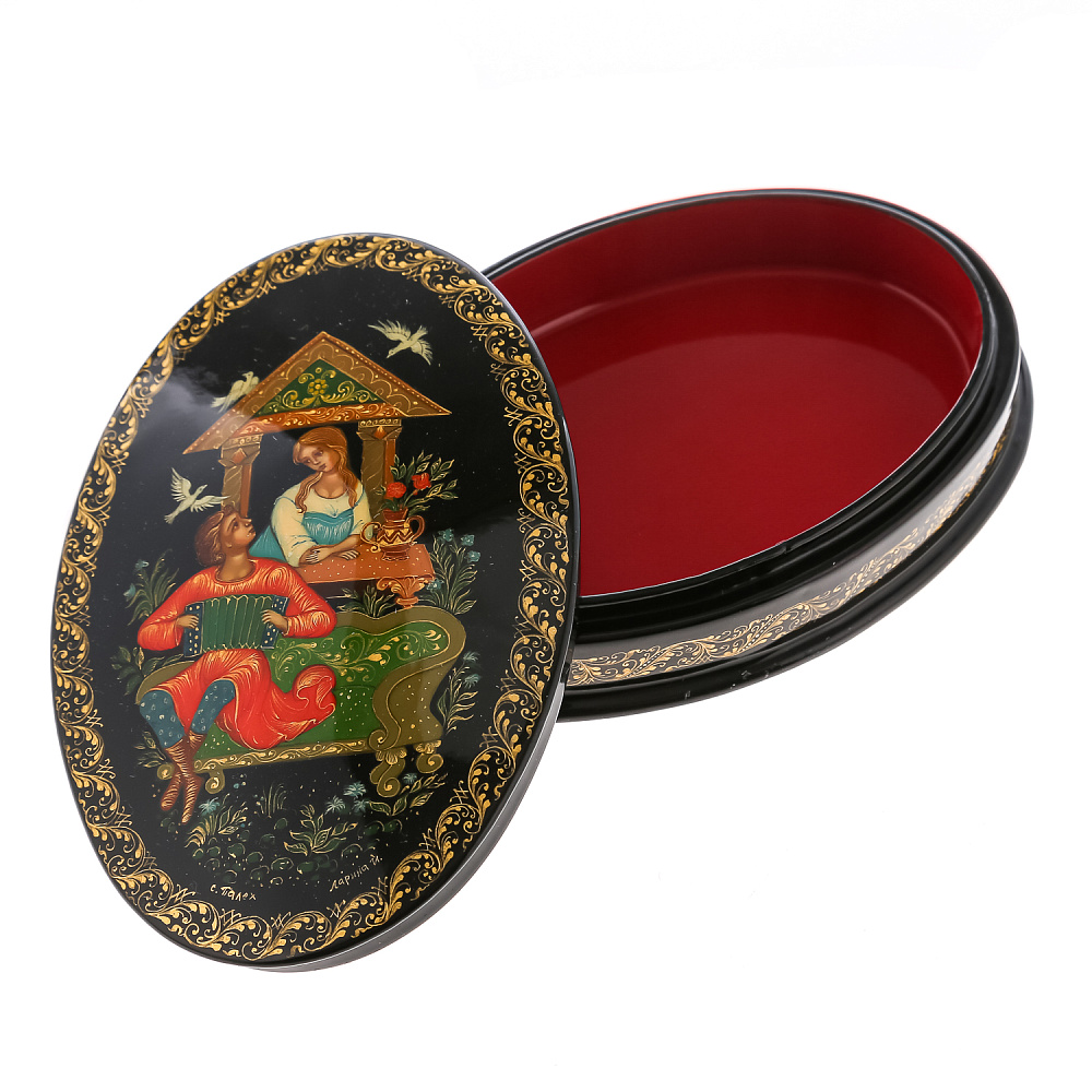 Шкатулка с художественной росписью «У окна» - интернет магазин Русь Велика я фото 3