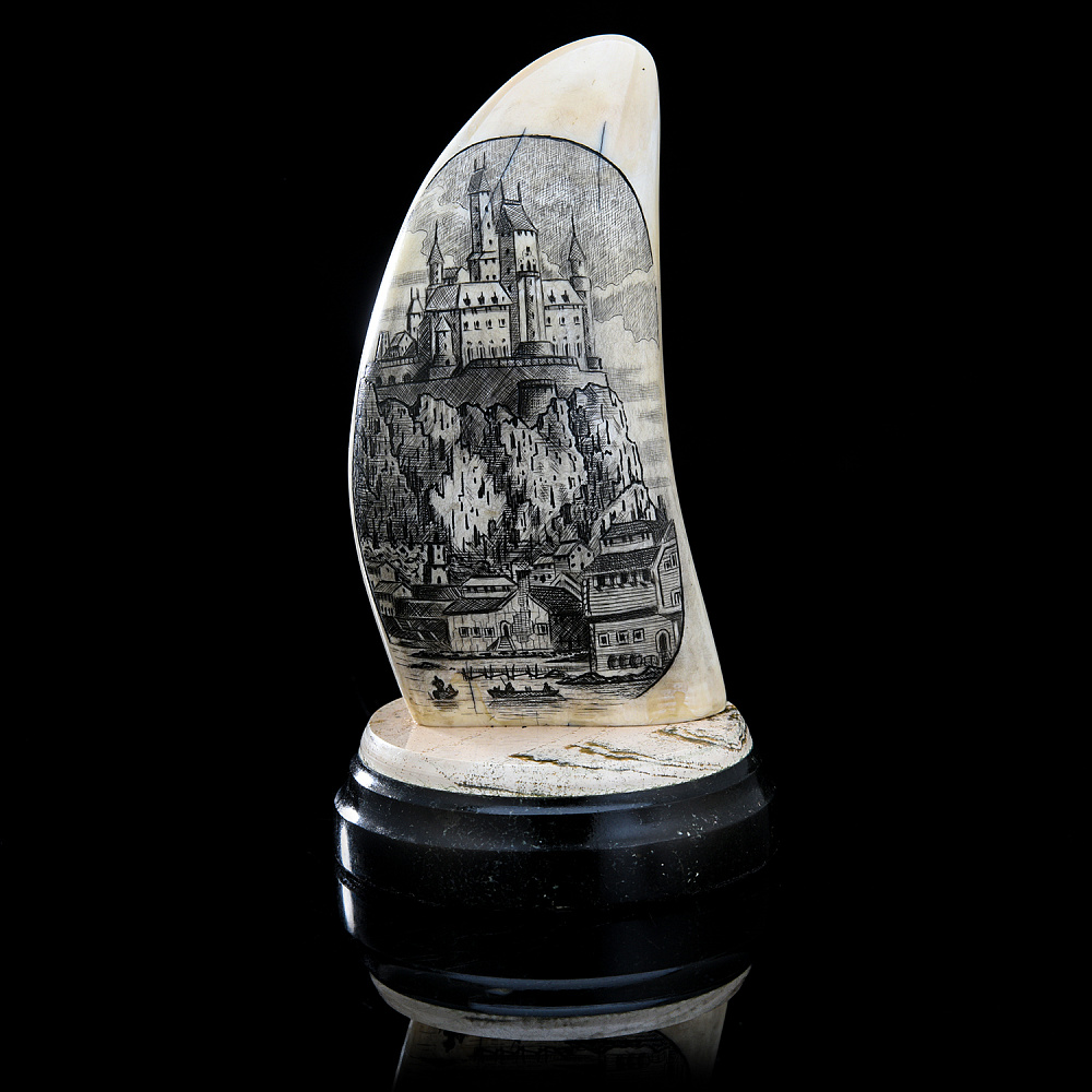 Статуэтка из кости «Замок» - интернет магазин Русь Велика я 