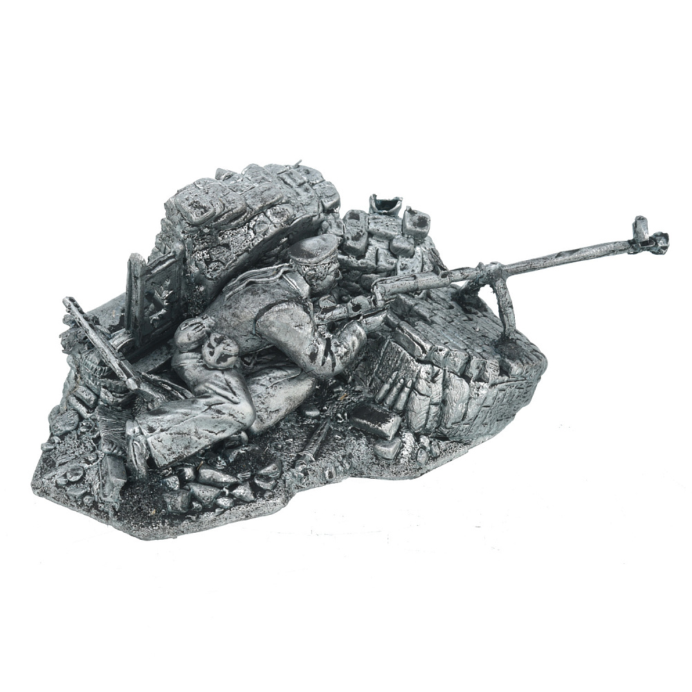 Оловянная миниатюра. Солдатик «Моряк-бронебойщик» - интернет магазин Русь Велика я фото 1