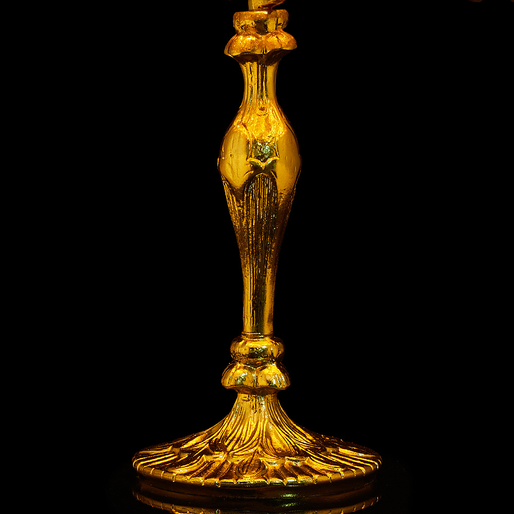 Настольная лампа из янтаря и бронзы - интернет магазин Русь Велика я фото 3