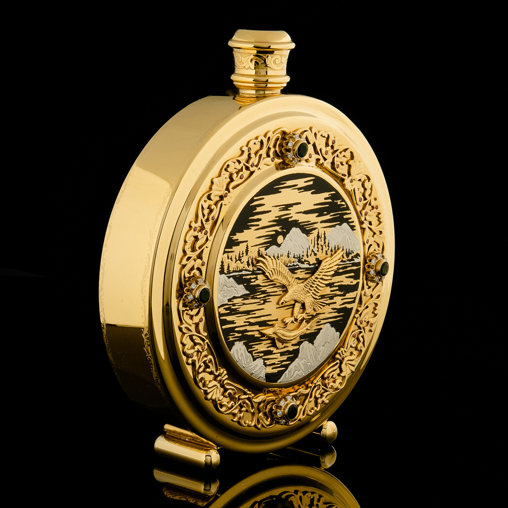 Питейный набор с флягой «Охотник». Златоуст - интернет магазин Русь Велика я фото 4