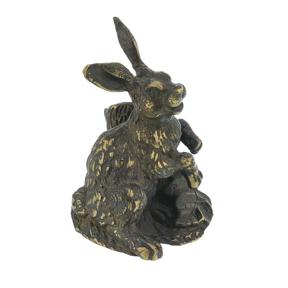 Бронзовая статуэтка «Заяц» - интернет магазин Русь Велика я фото 2