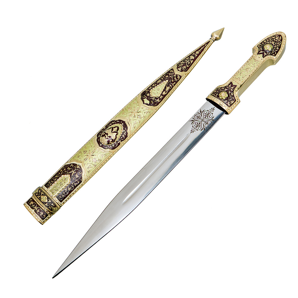 Подарочный набор с кинжалом «Кубачи» и ножом «Глухарь» - интернет магазин Русь Велика я фото 4