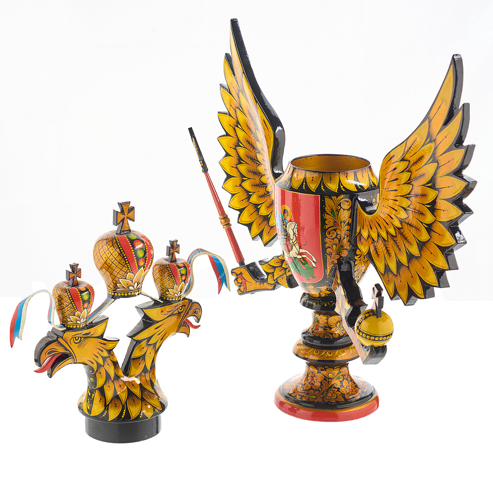 Кубок «Герб РФ». Хохлома - интернет магазин Русь Велика я фото 1