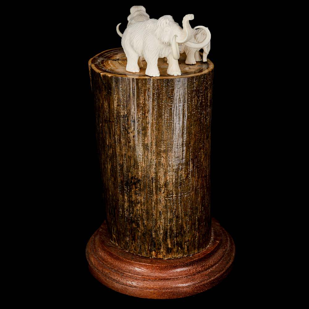 Скульптура из бивня мамонта «Семья мамонтов» - интернет магазин Русь Велика я фото 4