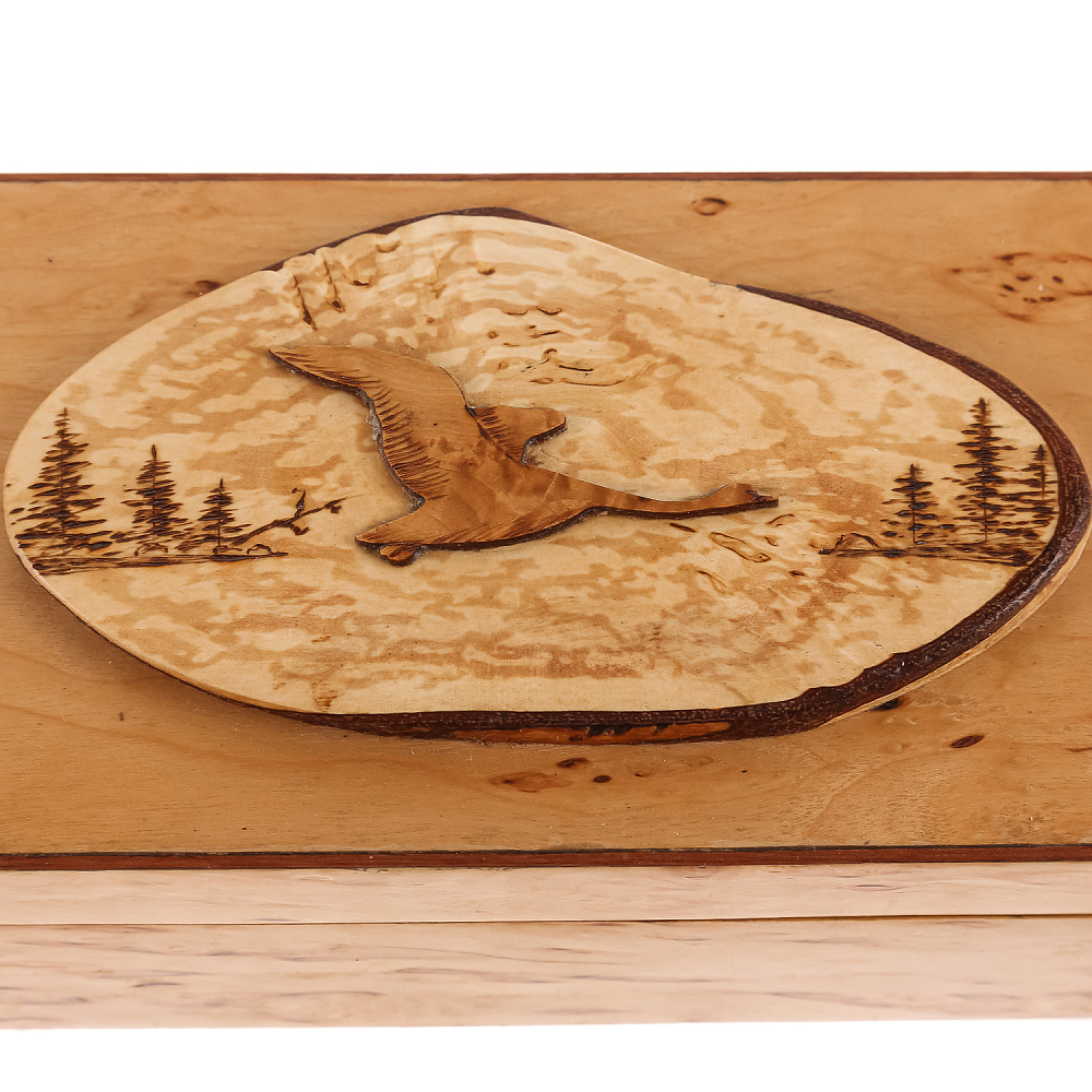 Шкатулка для ножа «Карелия» из карельской березы - интернет магазин Русь Велика я фото 2