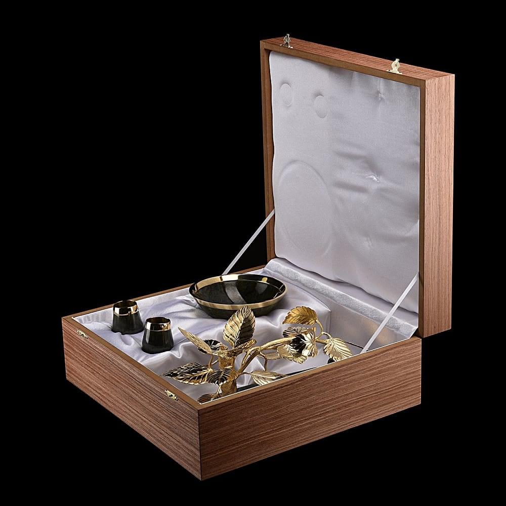 Питейный набор «Яблонька». Златоуст - интернет магазин Русь Велика я фото 1