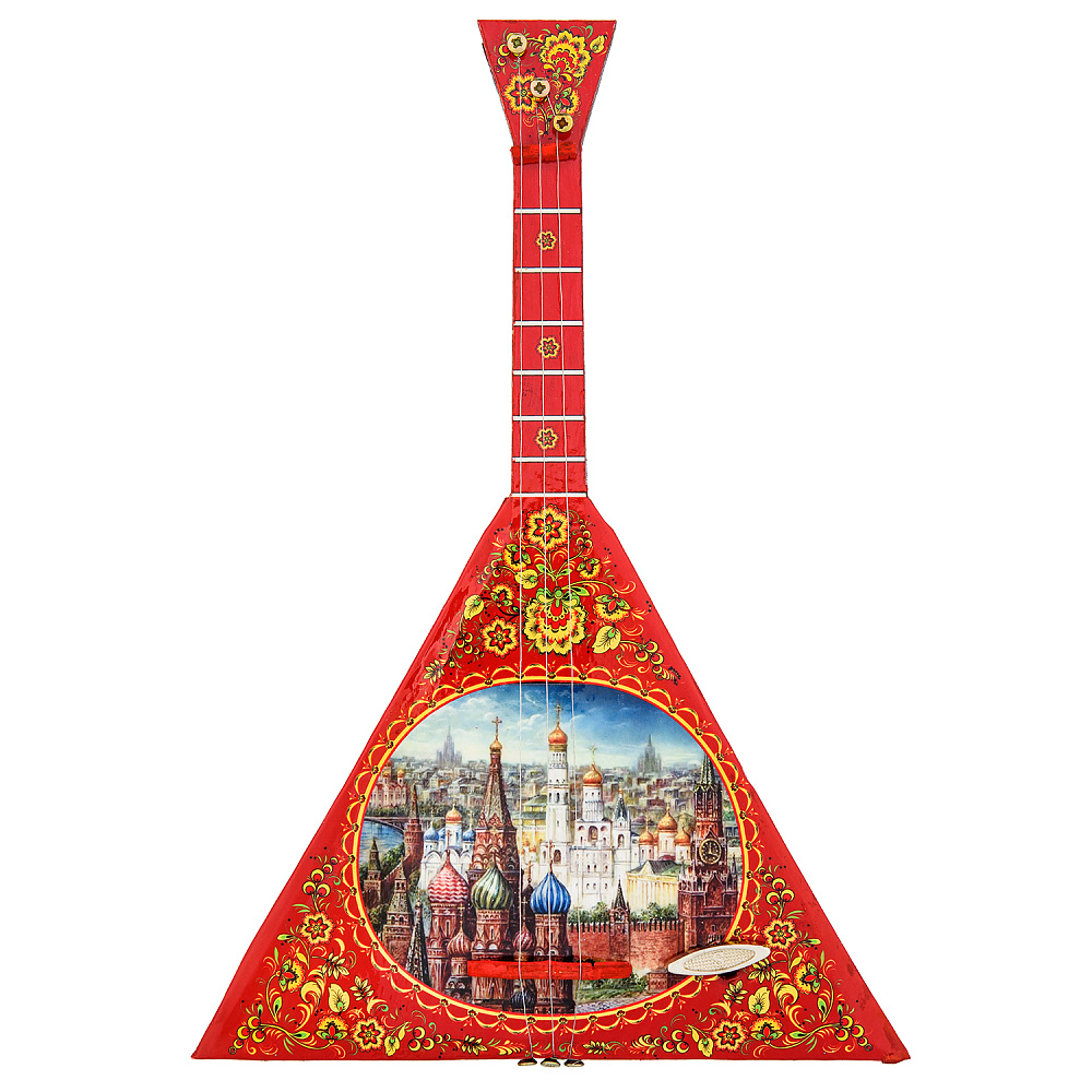 Балалайка сувенирная с росписью «Москва. Кремль» - интернет магазин Русь Велика я 