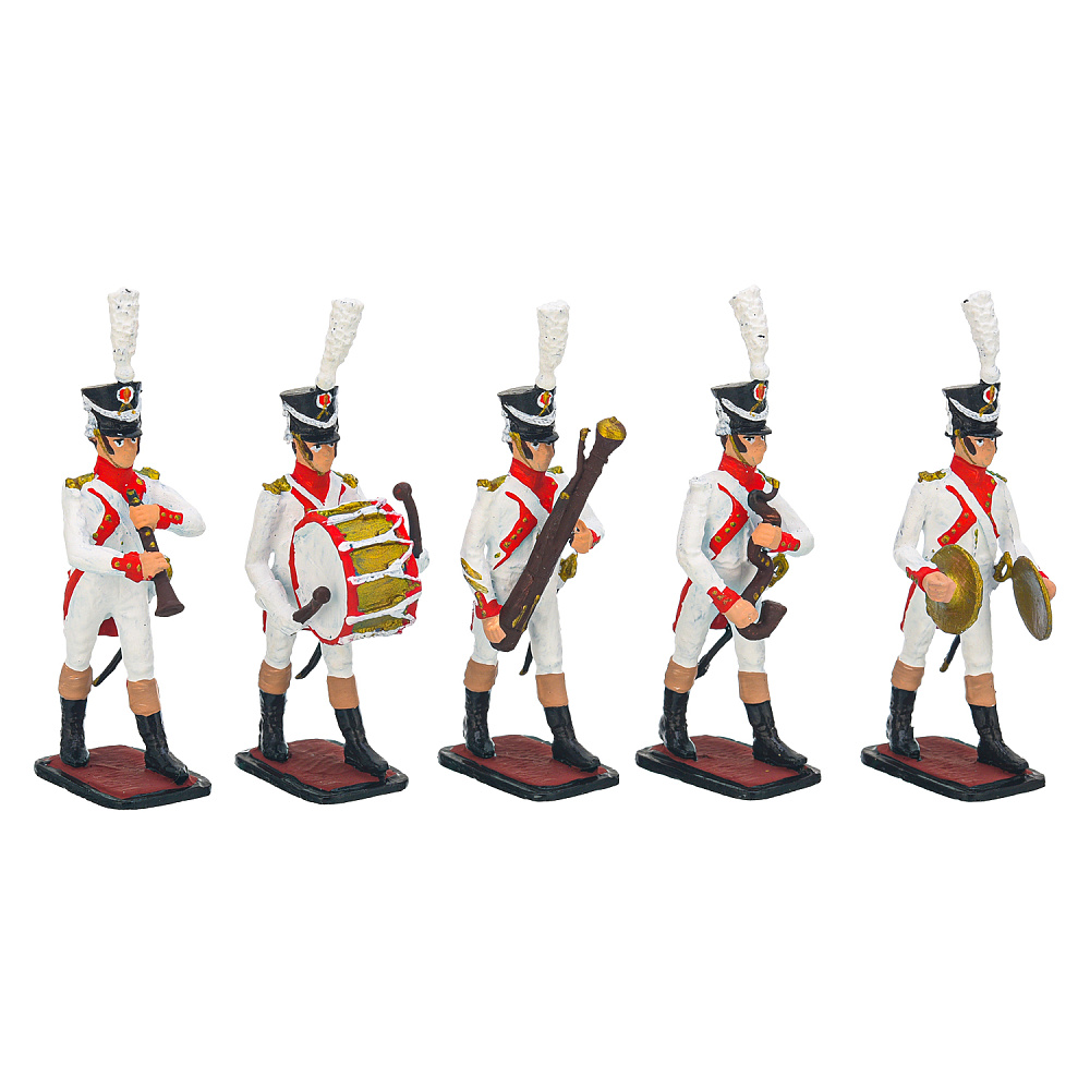 Оловянная миниатюра. Набор солдатиков «Оркестр гренадеров» - интернет магазин Русь Велика я 