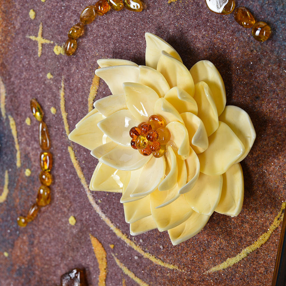 Картина янтарная «Золотые рыбки» 70х120 см - интернет магазин Русь Велика я фото 6