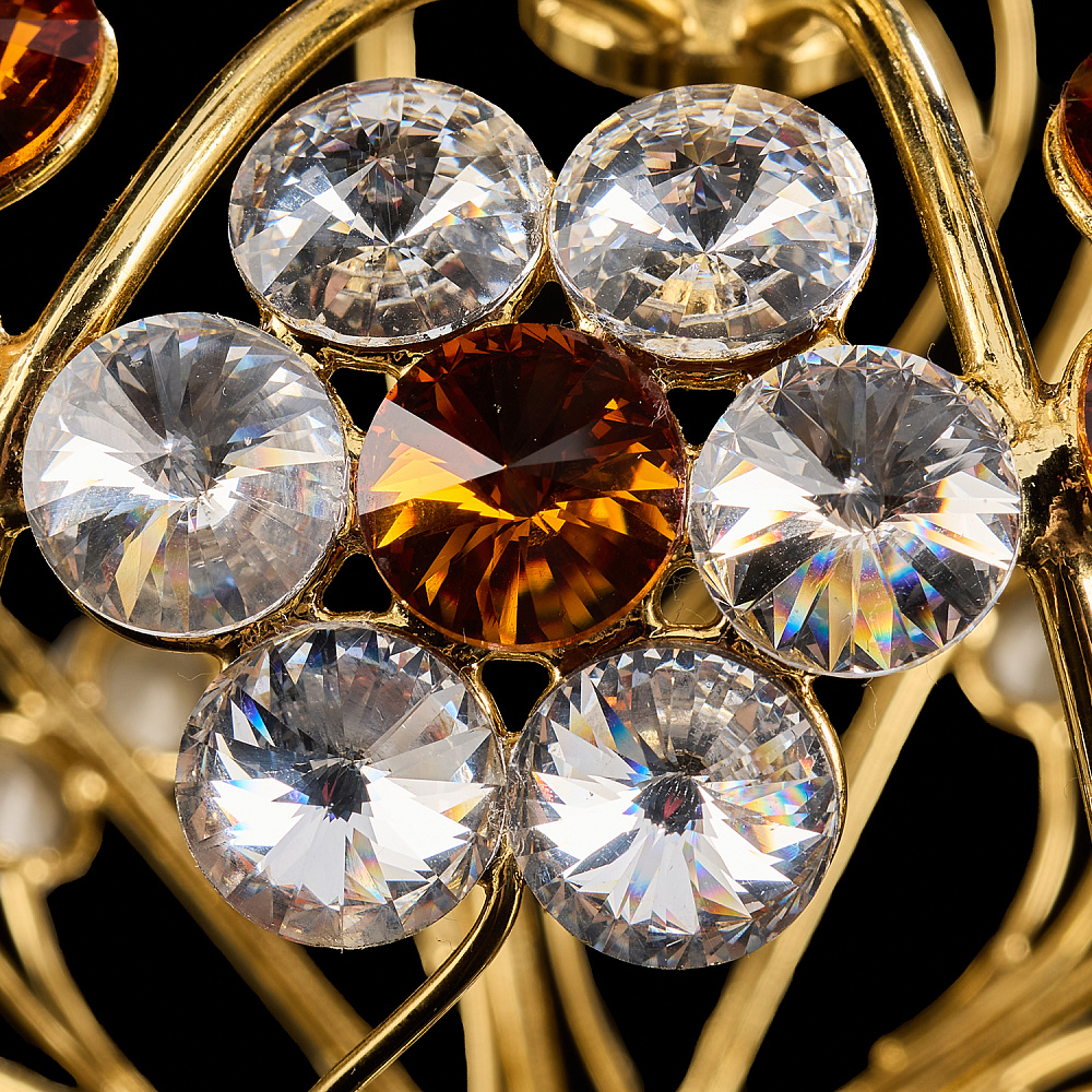 Скульптура из хрусталя «Ваза с цветами» - интернет магазин Русь Велика я фото 2