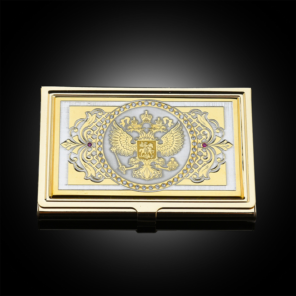 Визитница «Герб РФ». Златоуст - интернет магазин Русь Велика я 