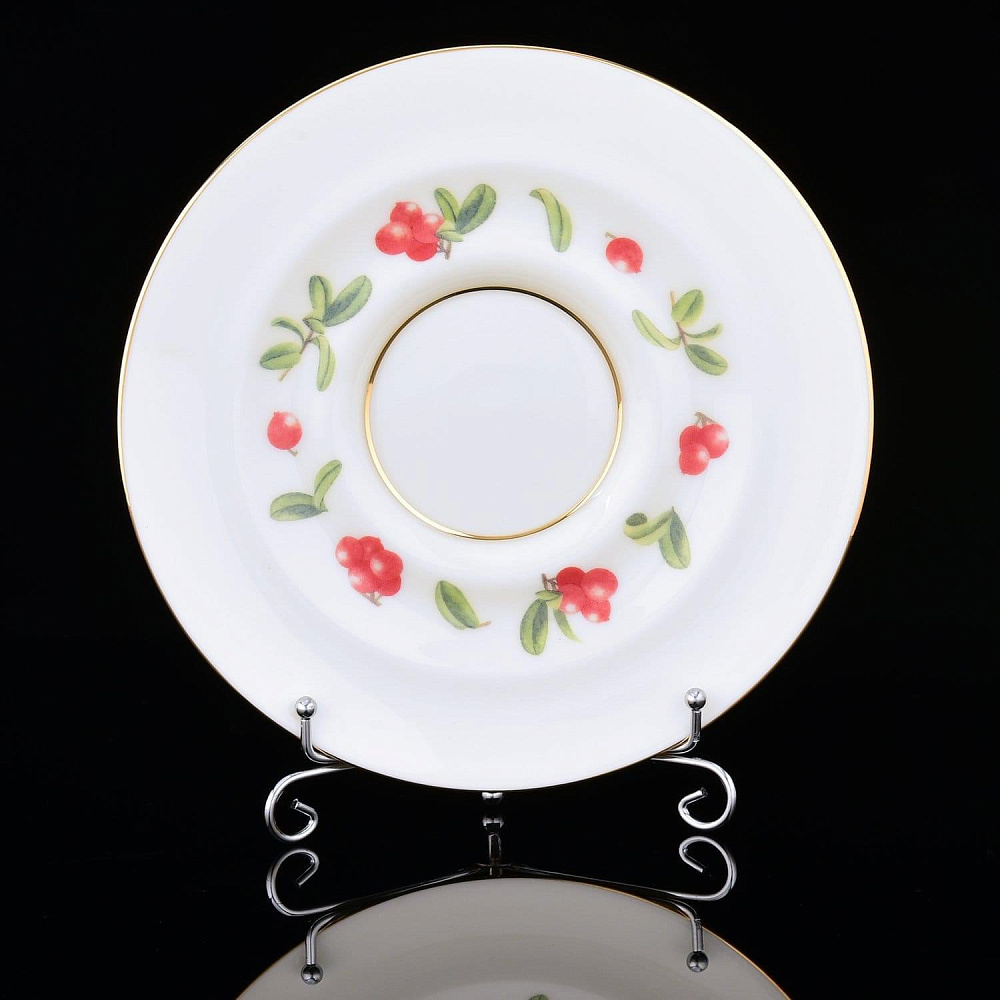 Чайная пара «Брусника» форма «Айседора» ИФЗ - интернет магазин Русь Велика я фото 3