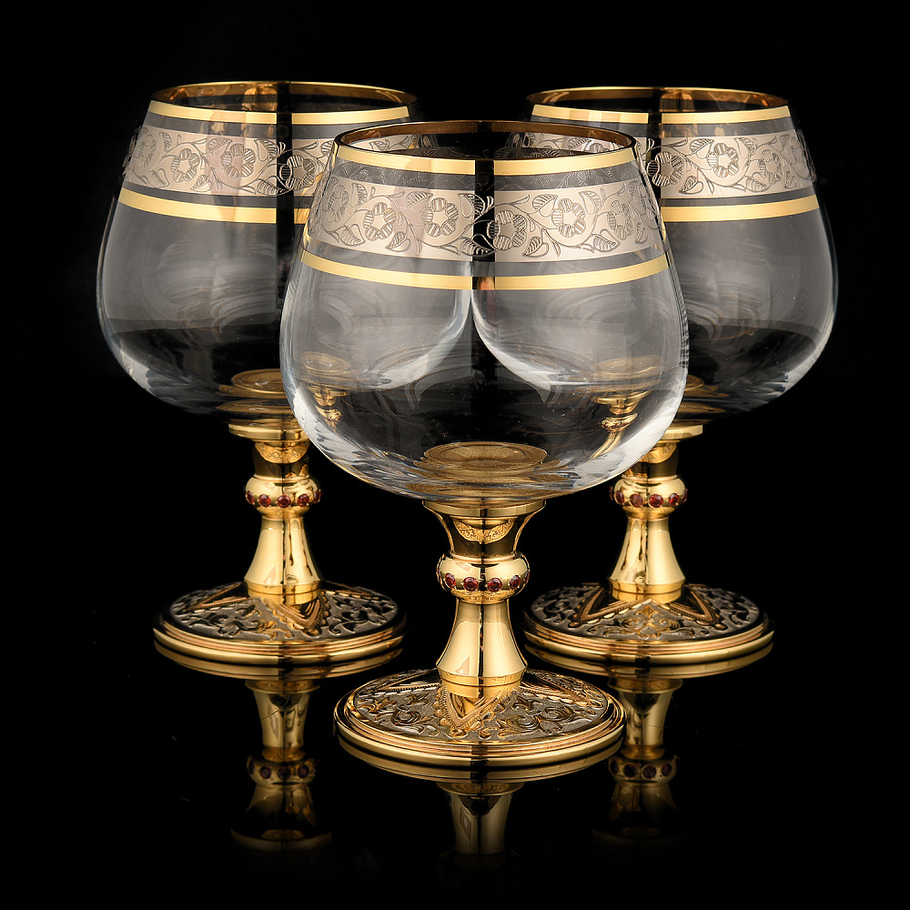 Питейный набор для коньяка «Искушение». Златоуст - интернет магазин Русь Велика я фото 4