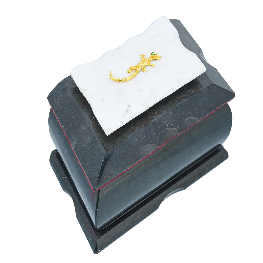 Шкатулка из натурального камня «Ромб» - интернет магазин Русь Велика я фото 3