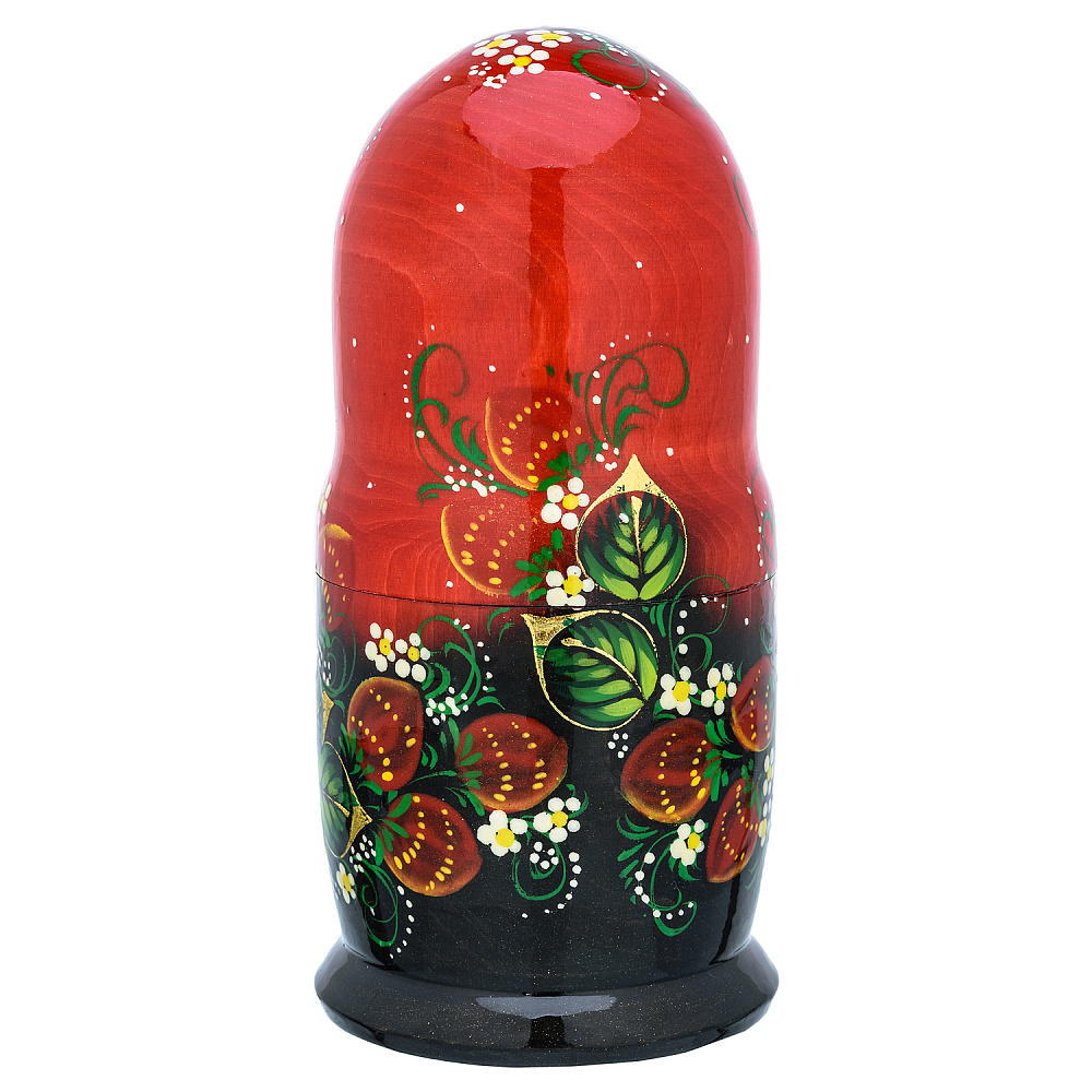 Матрешка «Клубника» 5 мест - интернет магазин Русь Велика я фото 2