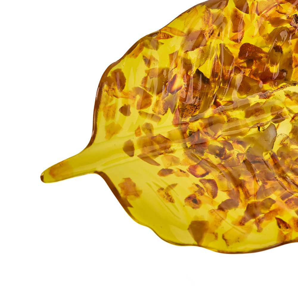 Янтарная тарелка для мелочей «Перо» - интернет магазин Русь Велика я фото 2