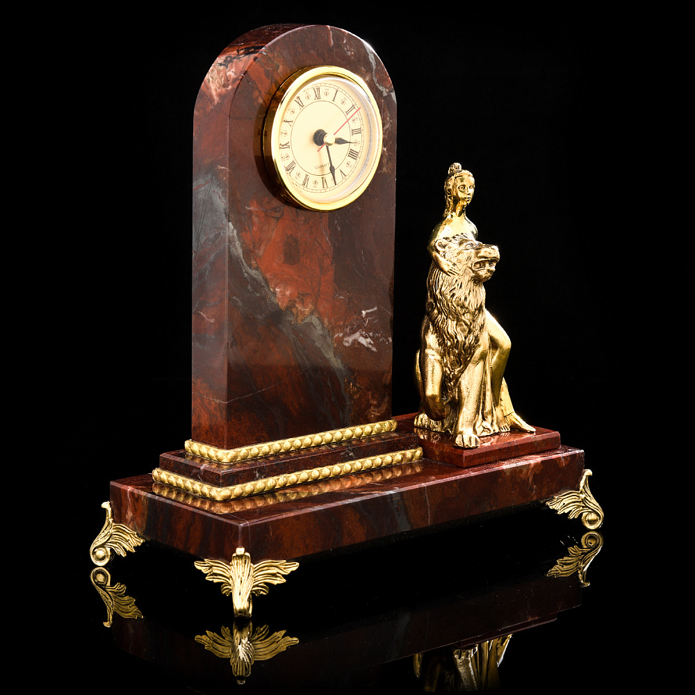 Настольные часы из камня «Диана». Златоуст - интернет магазин Русь Велика я фото 3