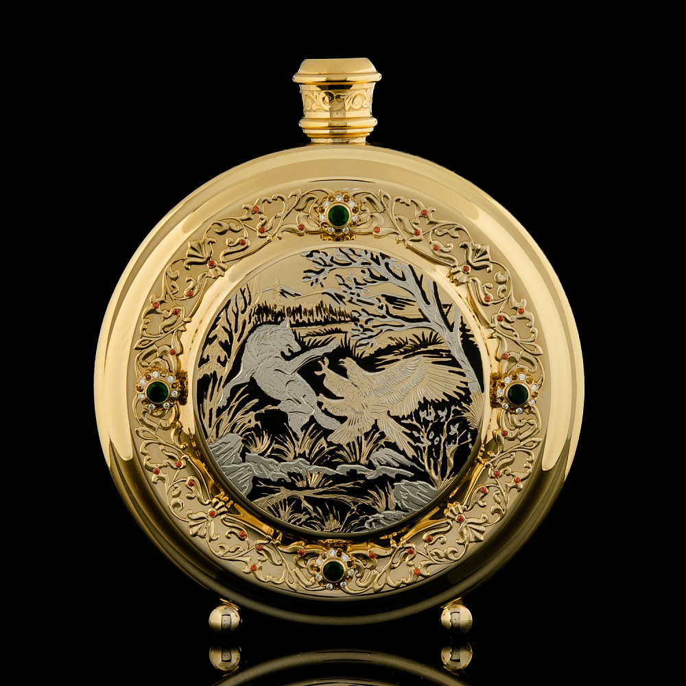 Питейный набор с флягой «Охотник». Златоуст - интернет магазин Русь Велика я фото 2