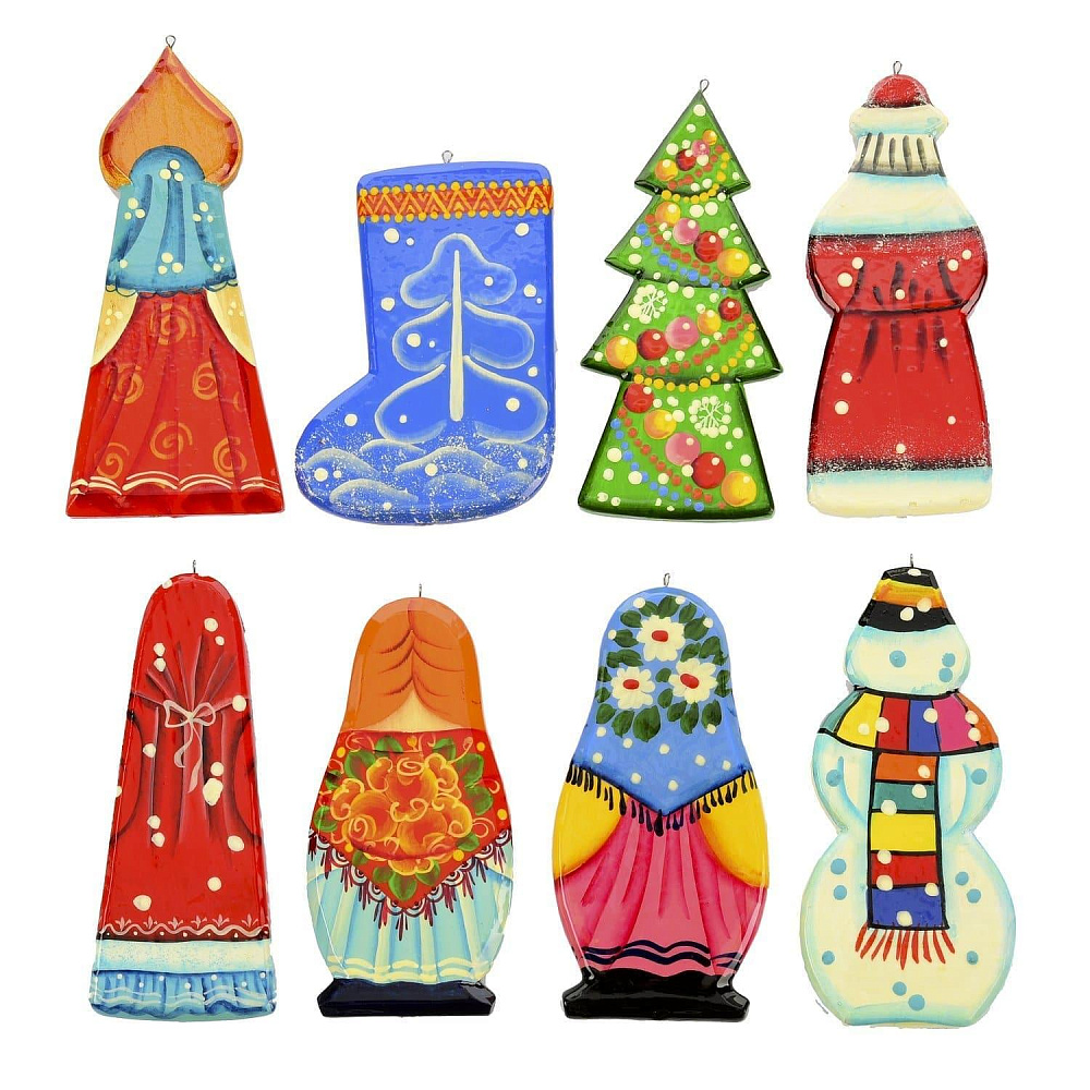 Натуральное дерево фигурка плоская подвесная в ассортименте - интернет магазин Русь Велика я фото 2