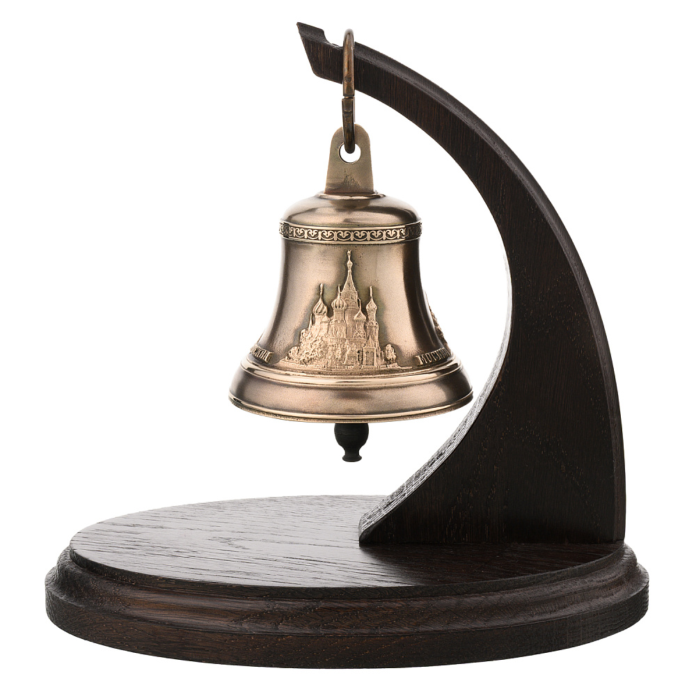 Колокол бронзовый на подставке «Москва» - интернет магазин Русь Велика я 