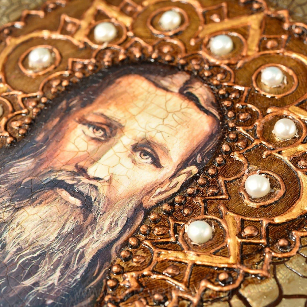 Икона «Святой праведный Иоанн Кронштадтский» 15 х 20 см - интернет магазин Русь Велика я фото 6