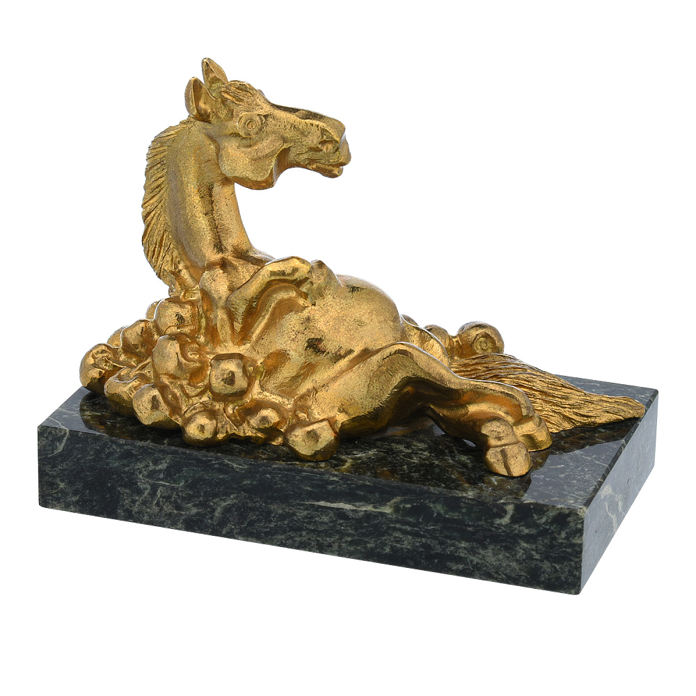 Бронзовая статуэтка «Конь в яблоках» - интернет магазин Русь Велика я фото 2