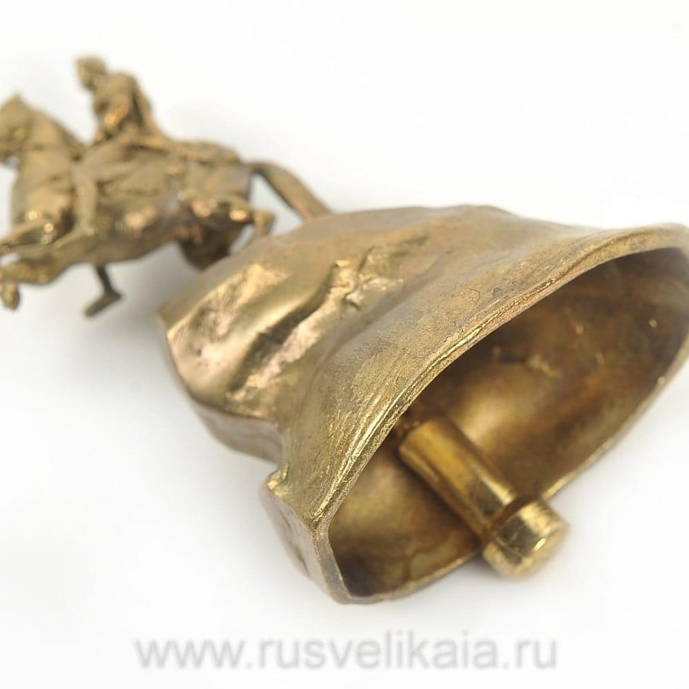 24924 Бронза КОЛОКОЛЬЧИК «Медный всадник (Петр I)» 4,2*6см - интернет магазин Русь Велика я фото 3