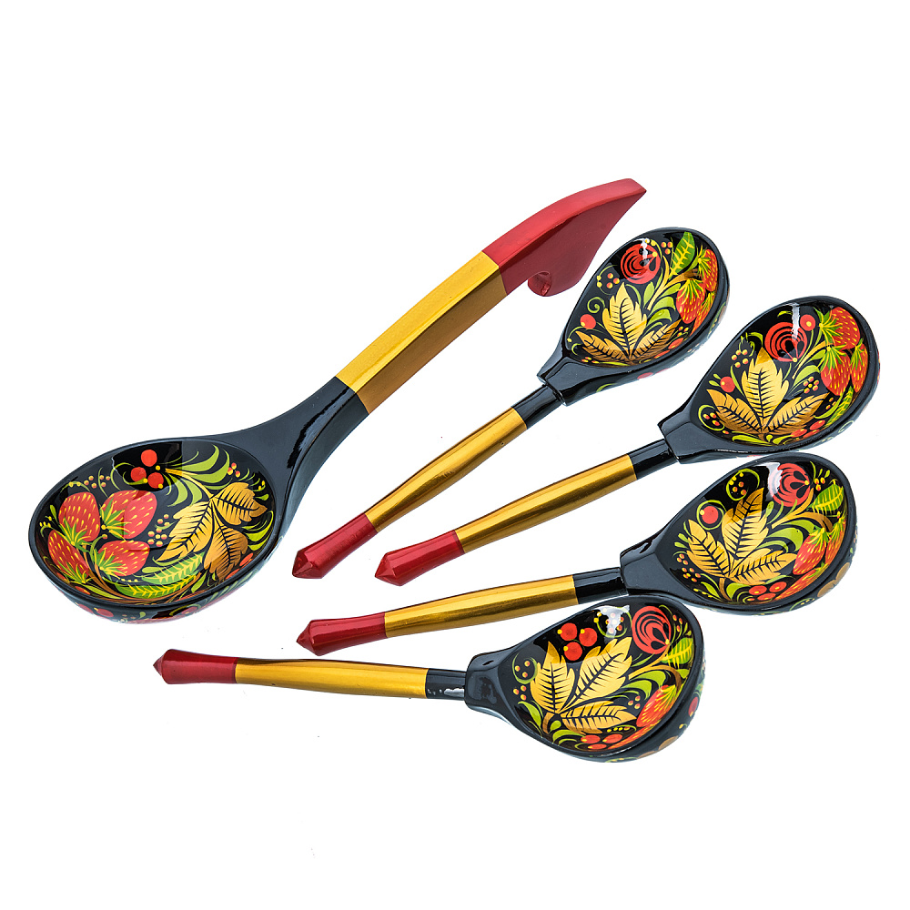 Набор для супа. Хохлома - интернет магазин Русь Велика я фото 6