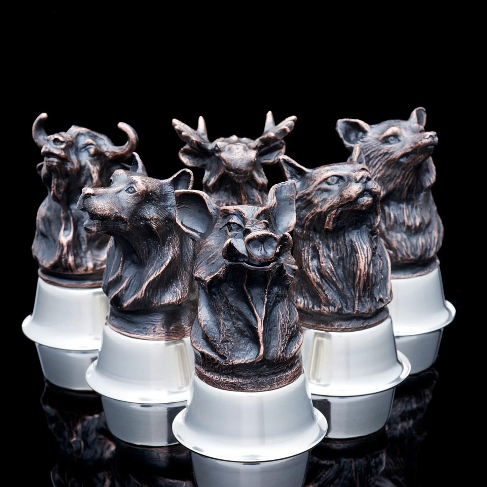 Набор стопок «Охота» (6 шт.) - интернет магазин Русь Велика я фото 7