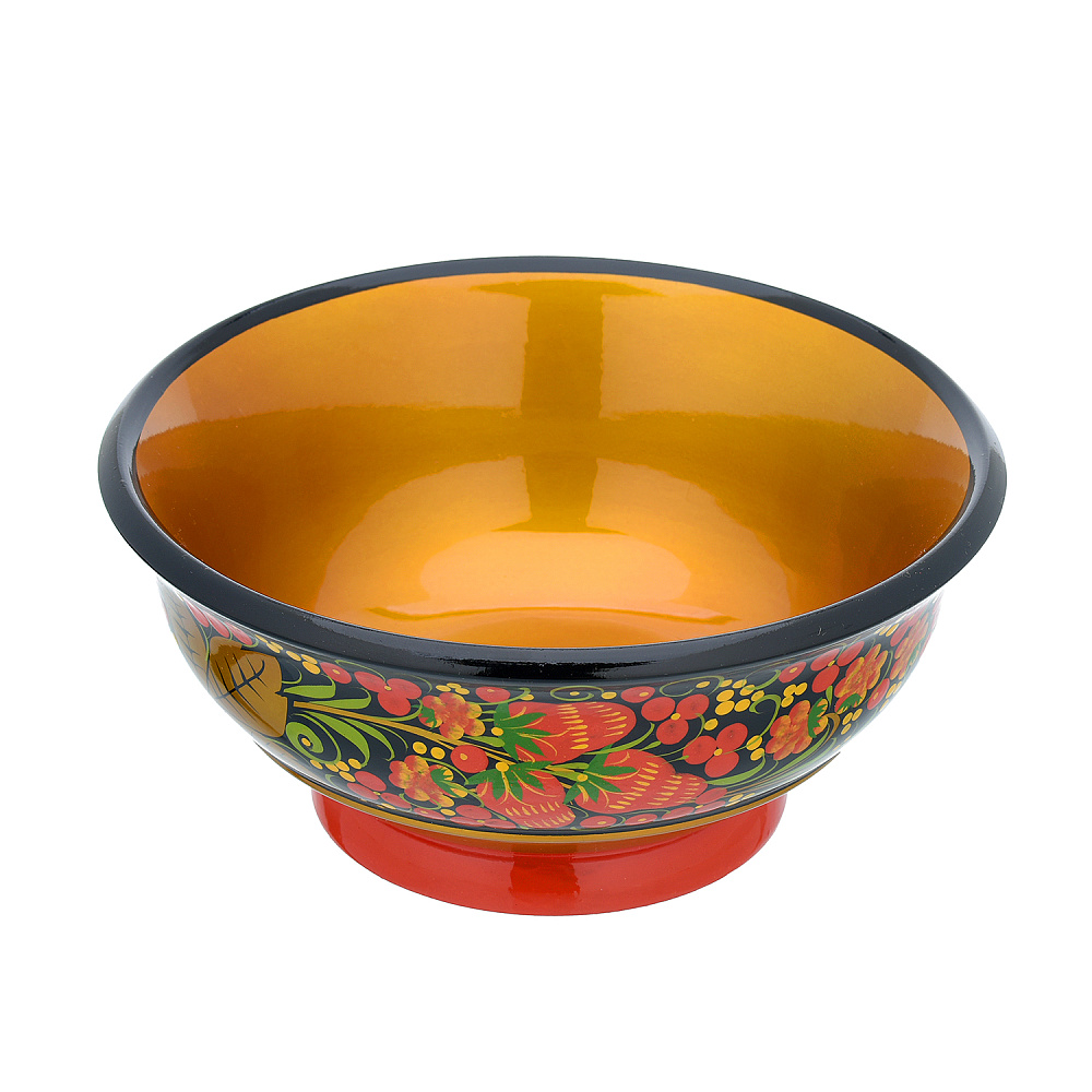 Чашка с росписью «Клубника». Хохлома - интернет магазин Русь Велика я фото 1