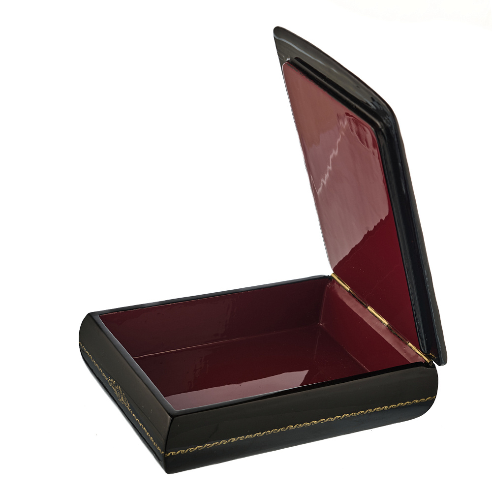 Шкатулка с художественной росписью «Сокольничий» - интернет магазин Русь Велика я фото 2